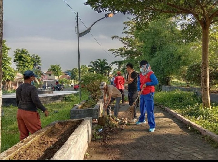 Gotong Royong Sabtu Bersih Tingkat Kecamatan Medan Marelan