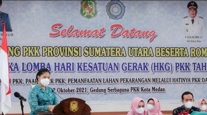 Pelaksanaan Tim Monotoring PKK Provinsi Sumatera Utara Dalam Rangka Hari Kesatuan (HKG) PKK Tahun 2021